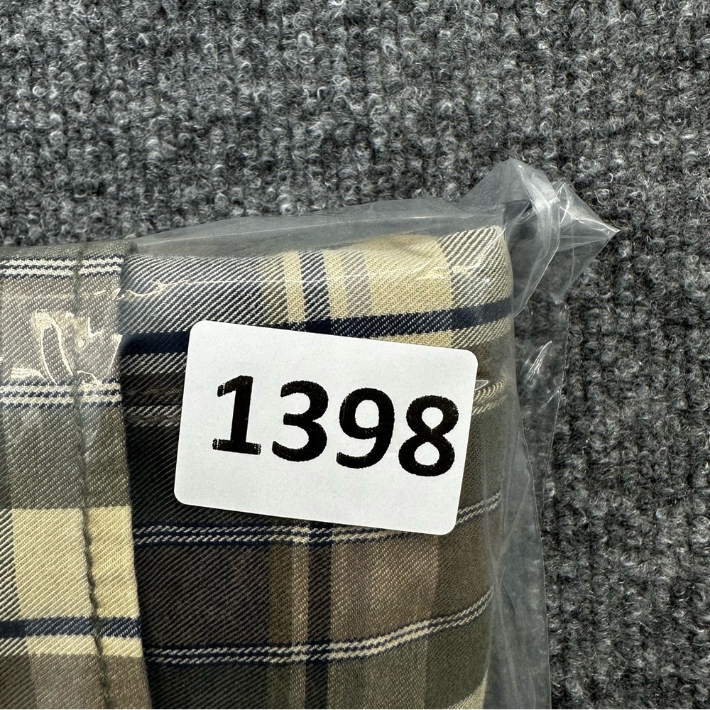 LL‎ Bean Shorts Mens 40 Plaid 9" Cargo Y2K Outdoor Casual Beach Green Blue Beige - Picture 12 of 12
